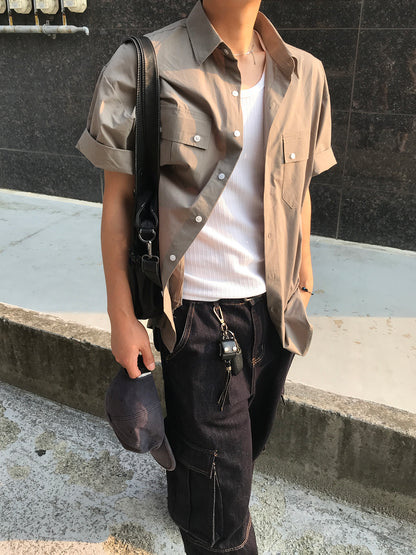 Utility Pocket Half-Sleeve Shirt