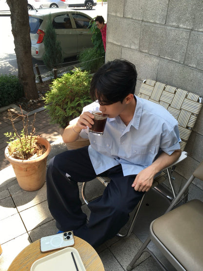 Utility Pocket Half-Sleeve Shirt