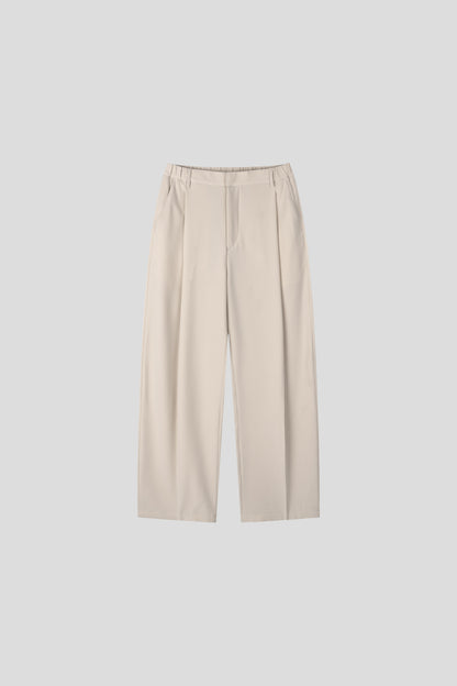 Wide Tuck Slacks