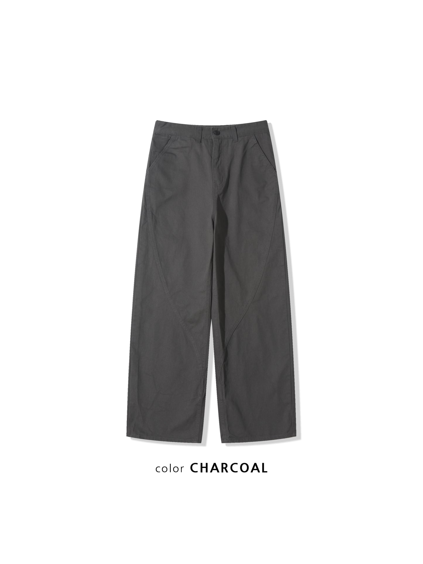 Near Curve Cut Cotton Pants