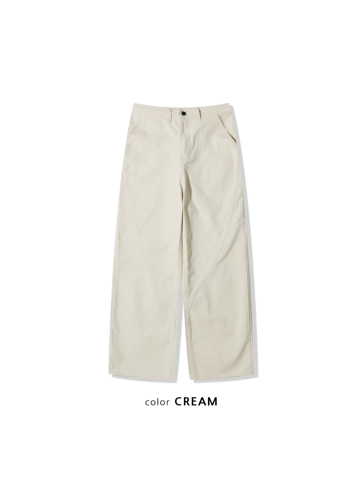 Near Curve Cut Cotton Pants