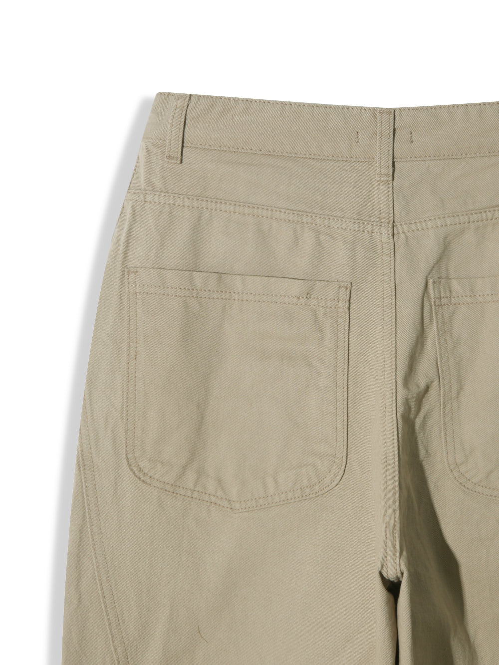 Near Curve Cut Cotton Pants