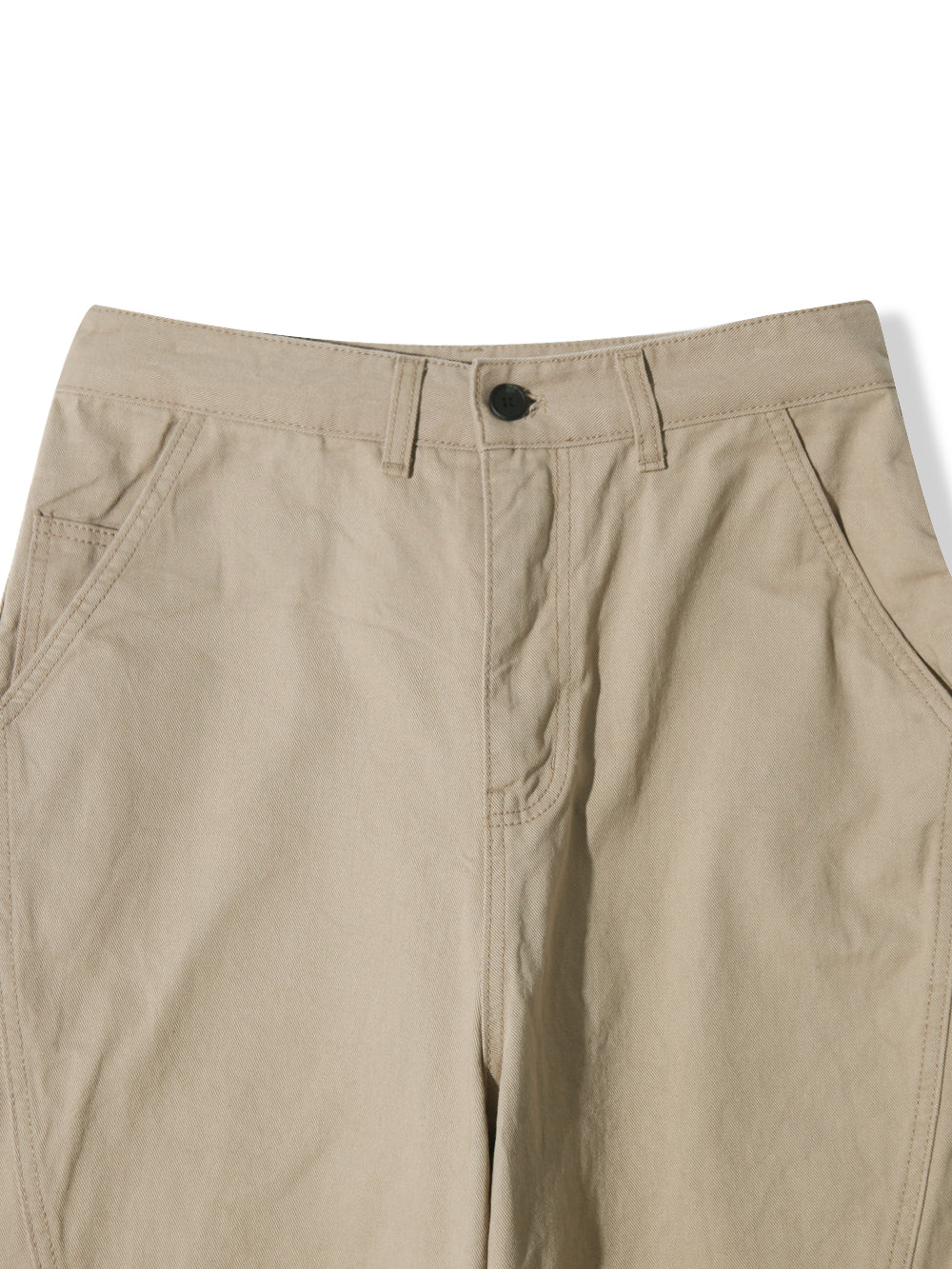 Near Curve Cut Cotton Pants