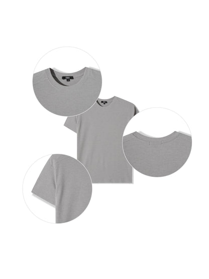 Seam Detail Ribbed T-Shirt