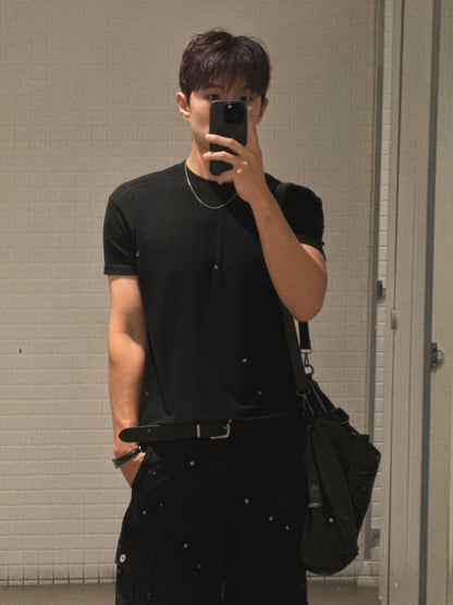 Seam Detail Ribbed T-Shirt