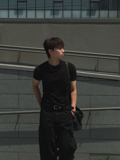 Seam Detail Ribbed T-Shirt