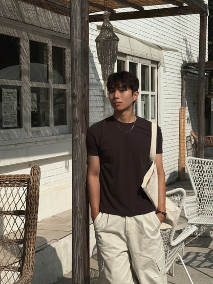 Seam Detail Ribbed T-Shirt