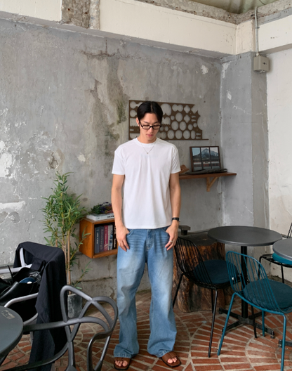 Seam Detail Ribbed T-Shirt