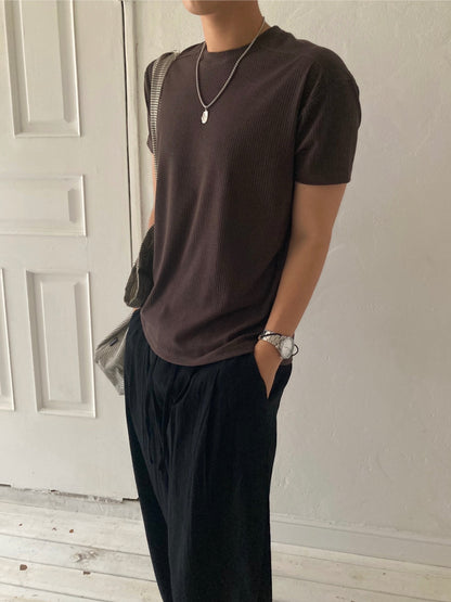 Seam Detail Ribbed T-Shirt