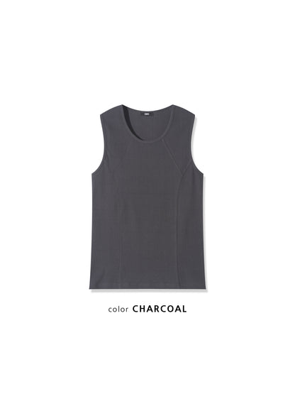 Seam Detail Ribbed Tank Top
