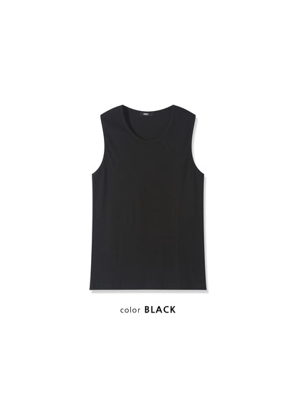 Seam Detail Ribbed Tank Top