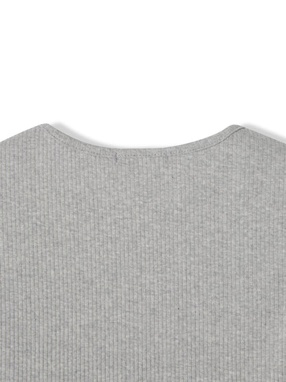 Seam Detail Ribbed Tank Top