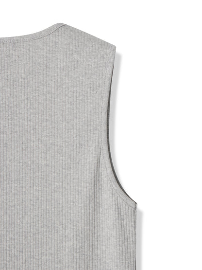 Seam Detail Ribbed Tank Top