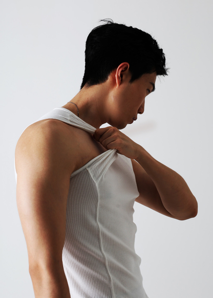 Seam Detail Ribbed Tank Top