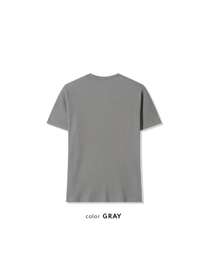 Waffle Henley Neck