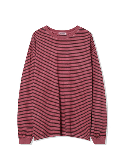 Pigment Stripe Long Sleeve Tee