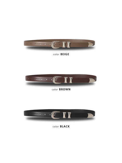 Link Leather Belt