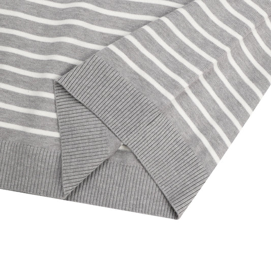 Breton Stripe Henley Knit