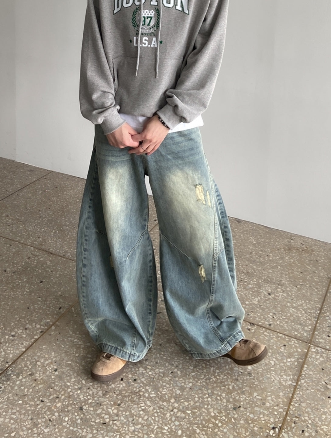 Maxi Balloon Curve Denim