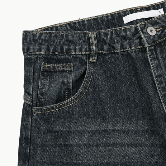Arc Balloon Distressed Denim