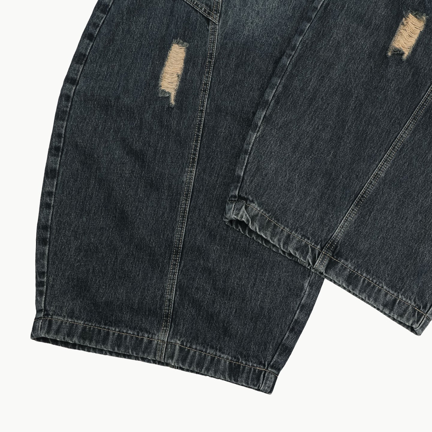 Arc Balloon Distressed Denim