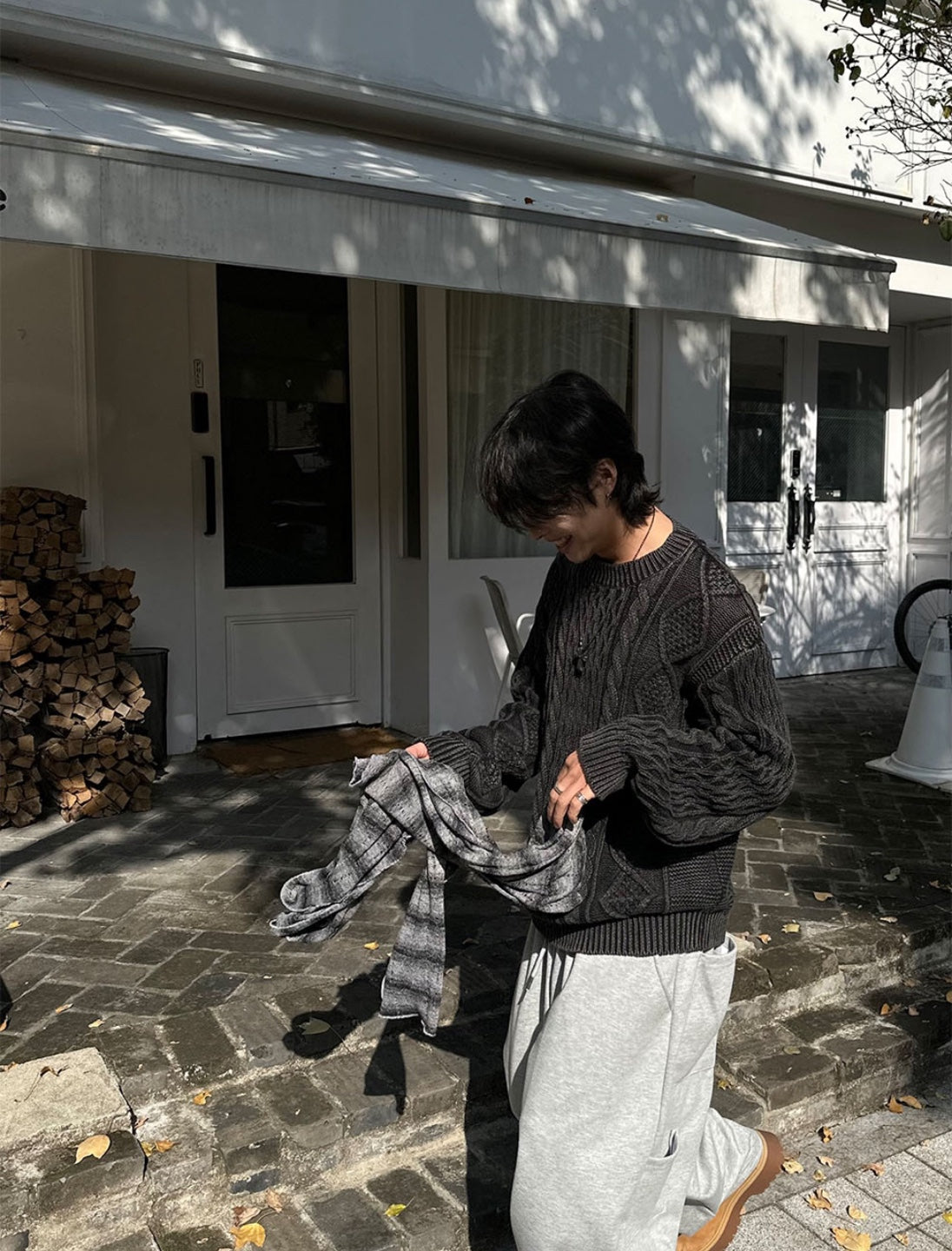 Classic Cable Crew Knit