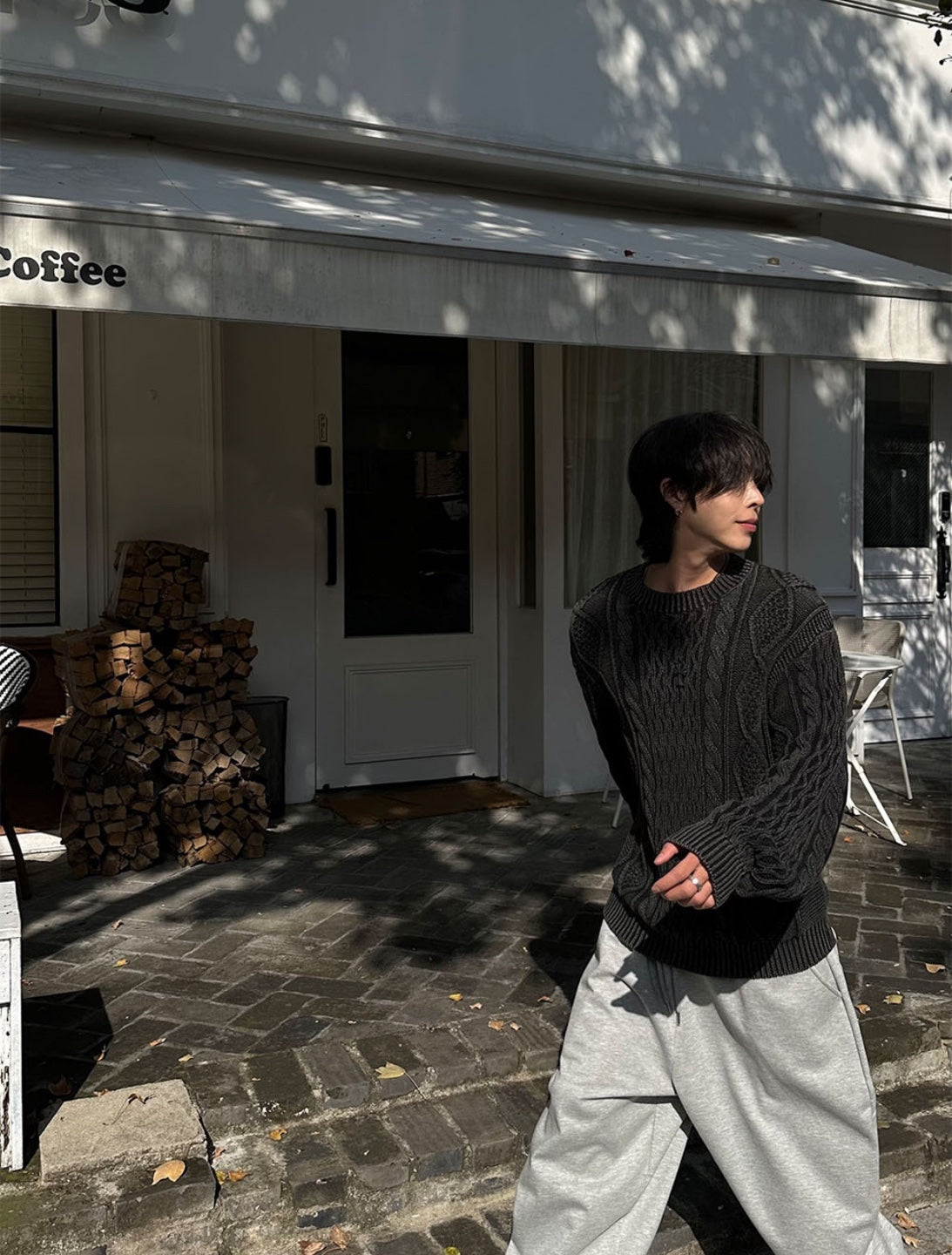 Classic Cable Crew Knit