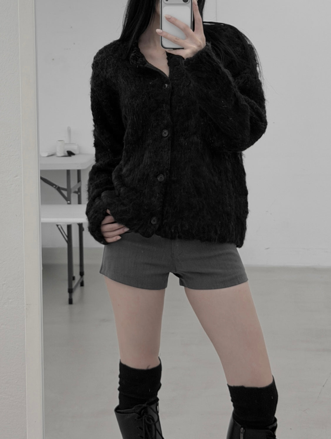 Blended Hair Cardigan