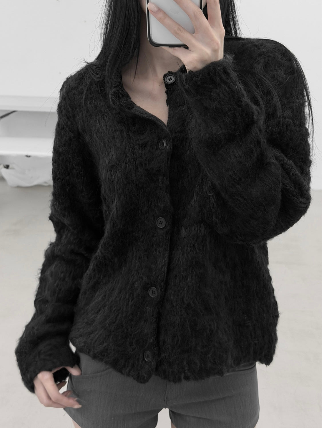 Blended Hair Cardigan