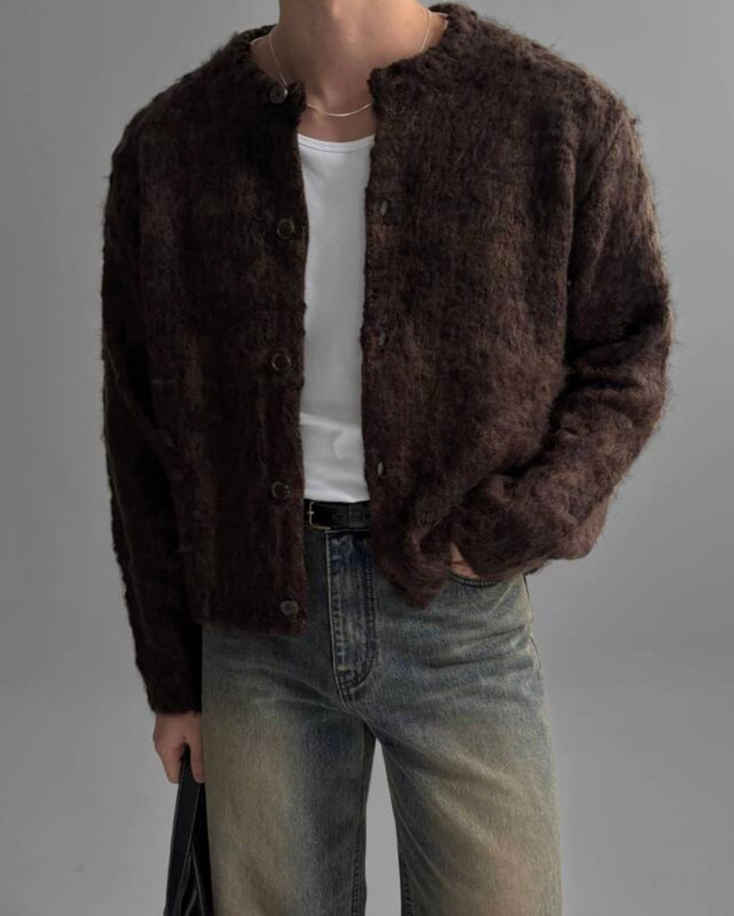 Blended Hair Cardigan