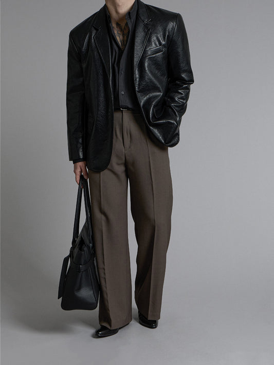 Kai Leather Blazer