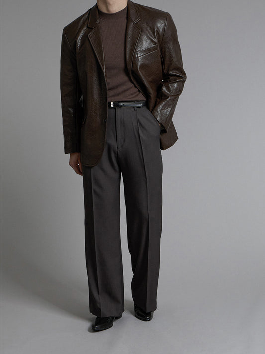 Kai Leather Blazer