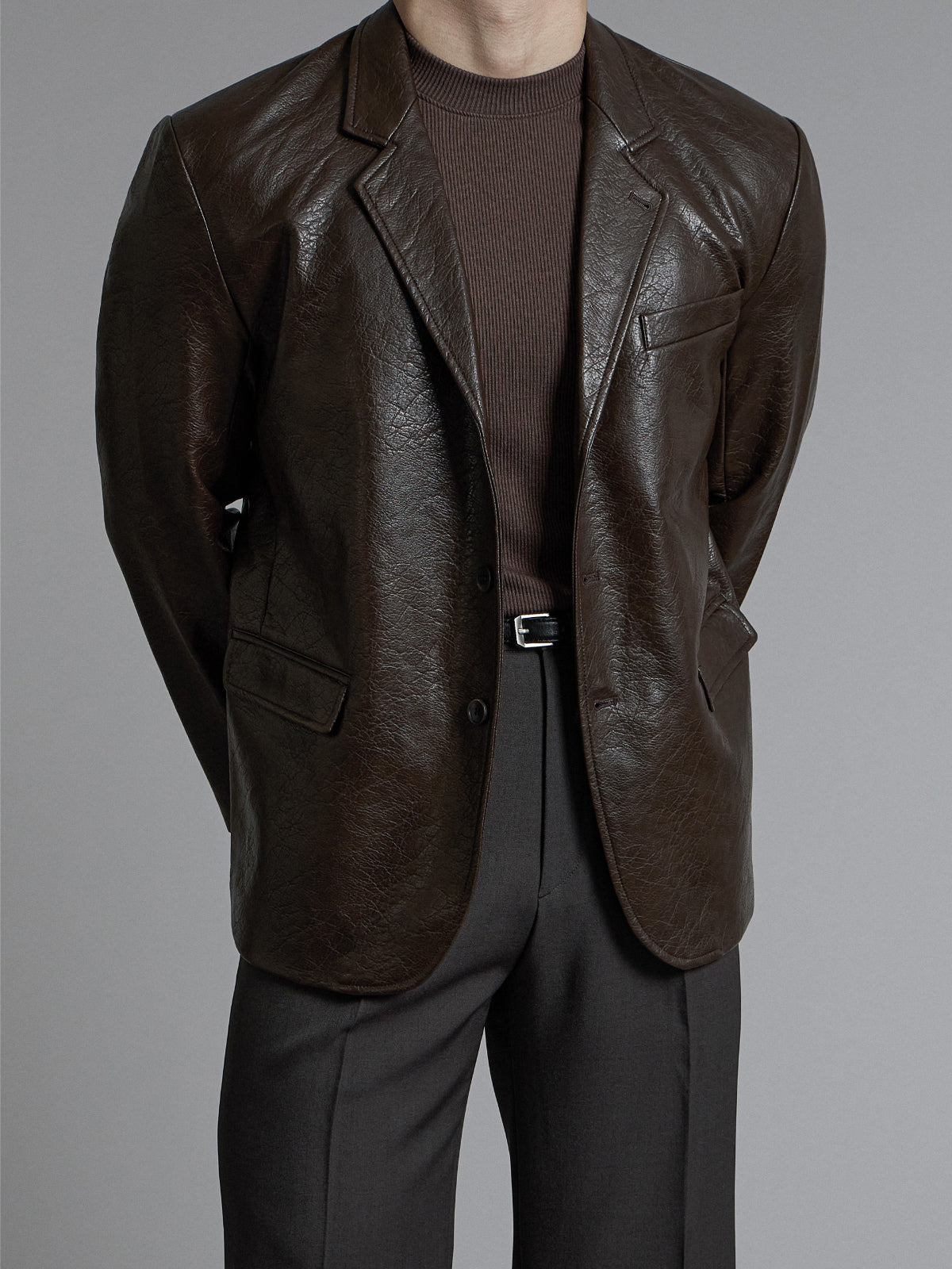 Kai Leather Blazer