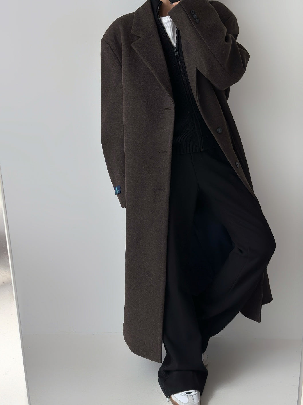 Overfit Wool Coat