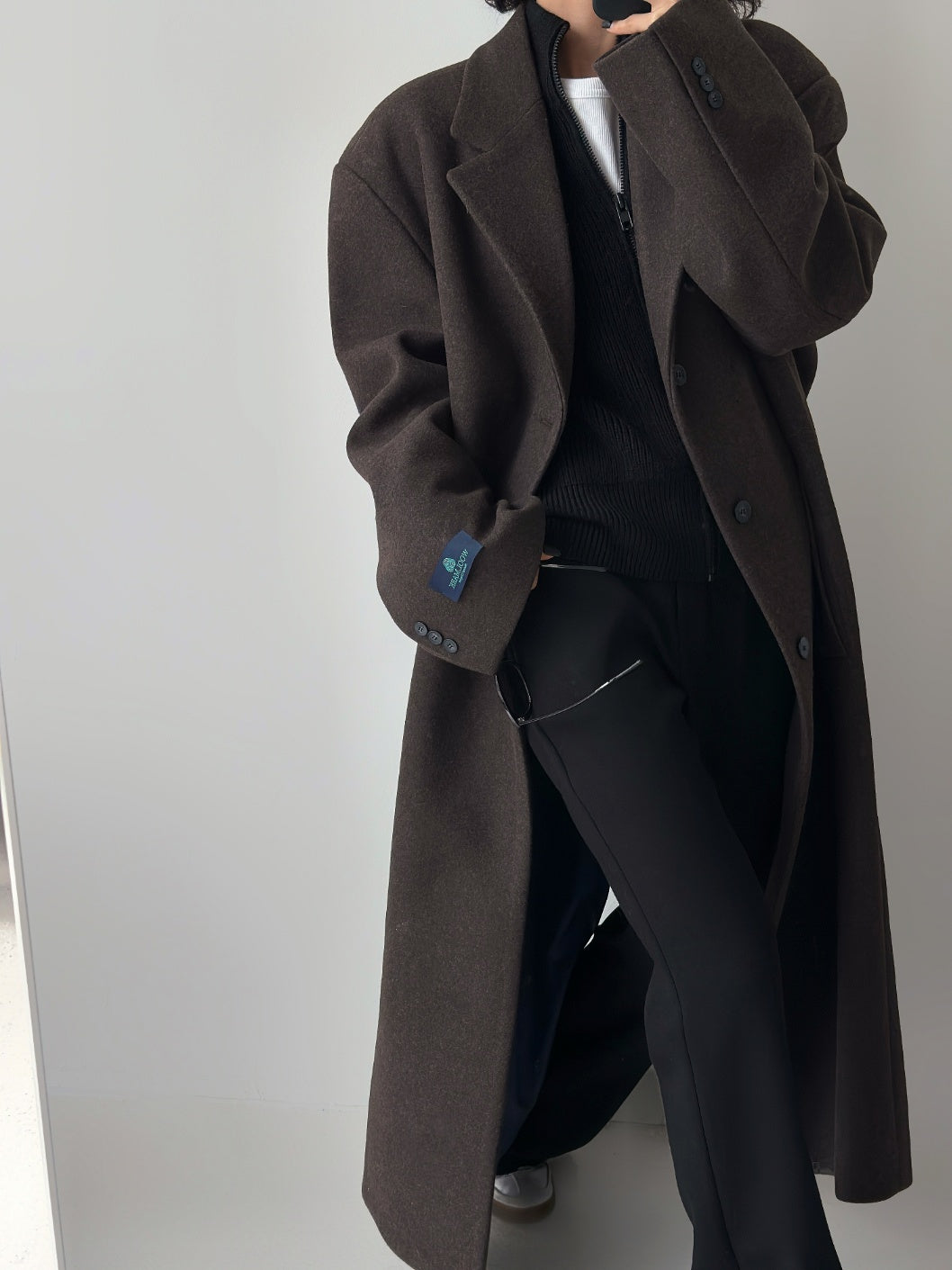 Overfit Wool Coat