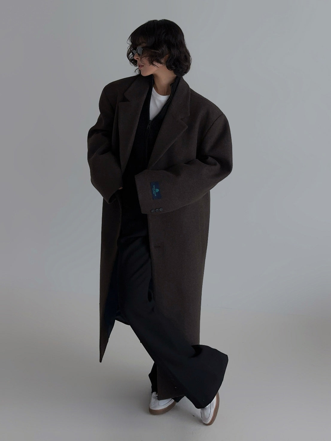 Overfit Wool Coat