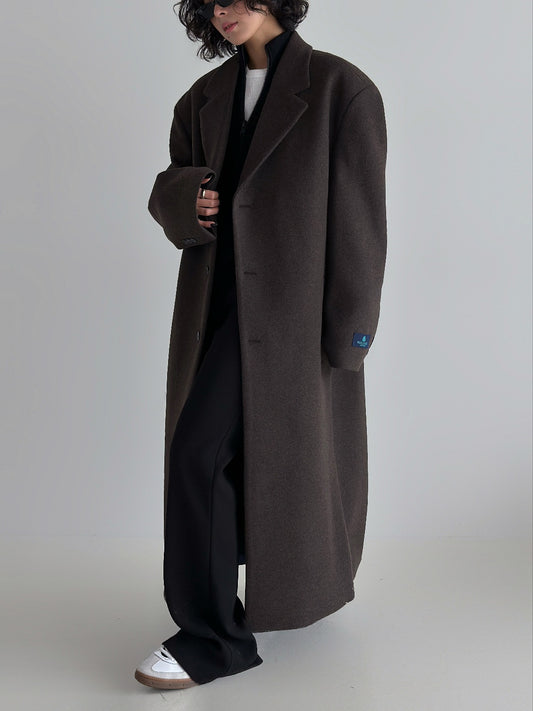 Overfit Wool Coat