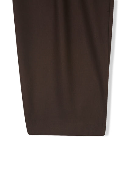 Tailored Wool Wide Slacks