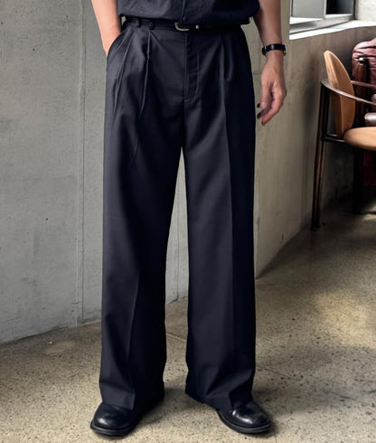 Wide Belted Slacks