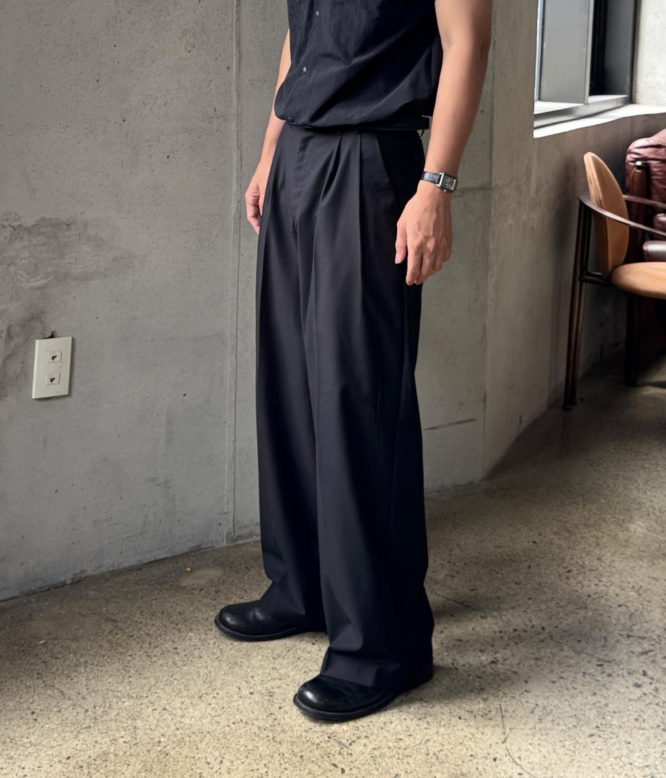 Wide Belted Slacks
