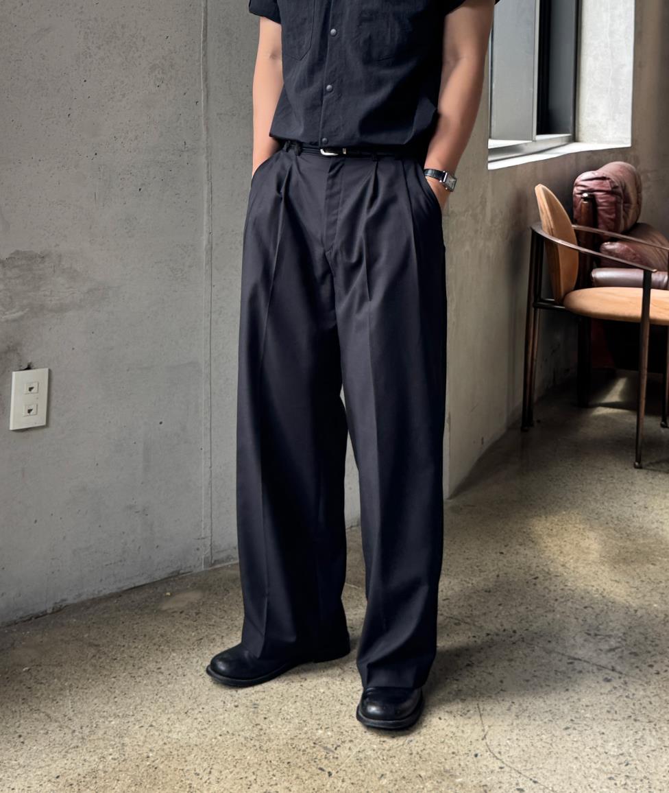 Wide Belted Slacks