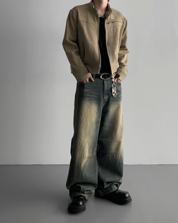 Vintage Fade Wide Denim