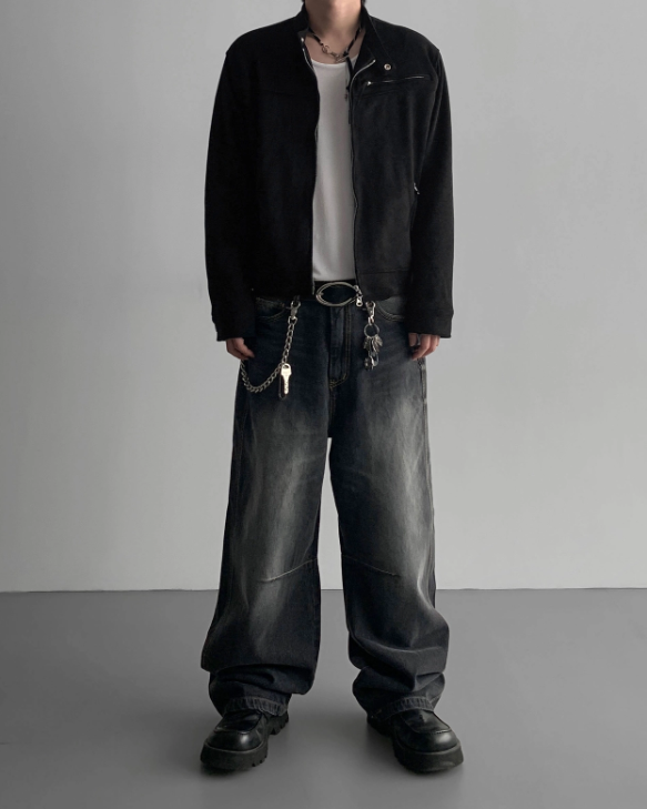 Vintage Fade Wide Denim