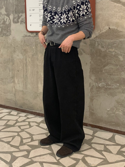 Bulky Wide Denim