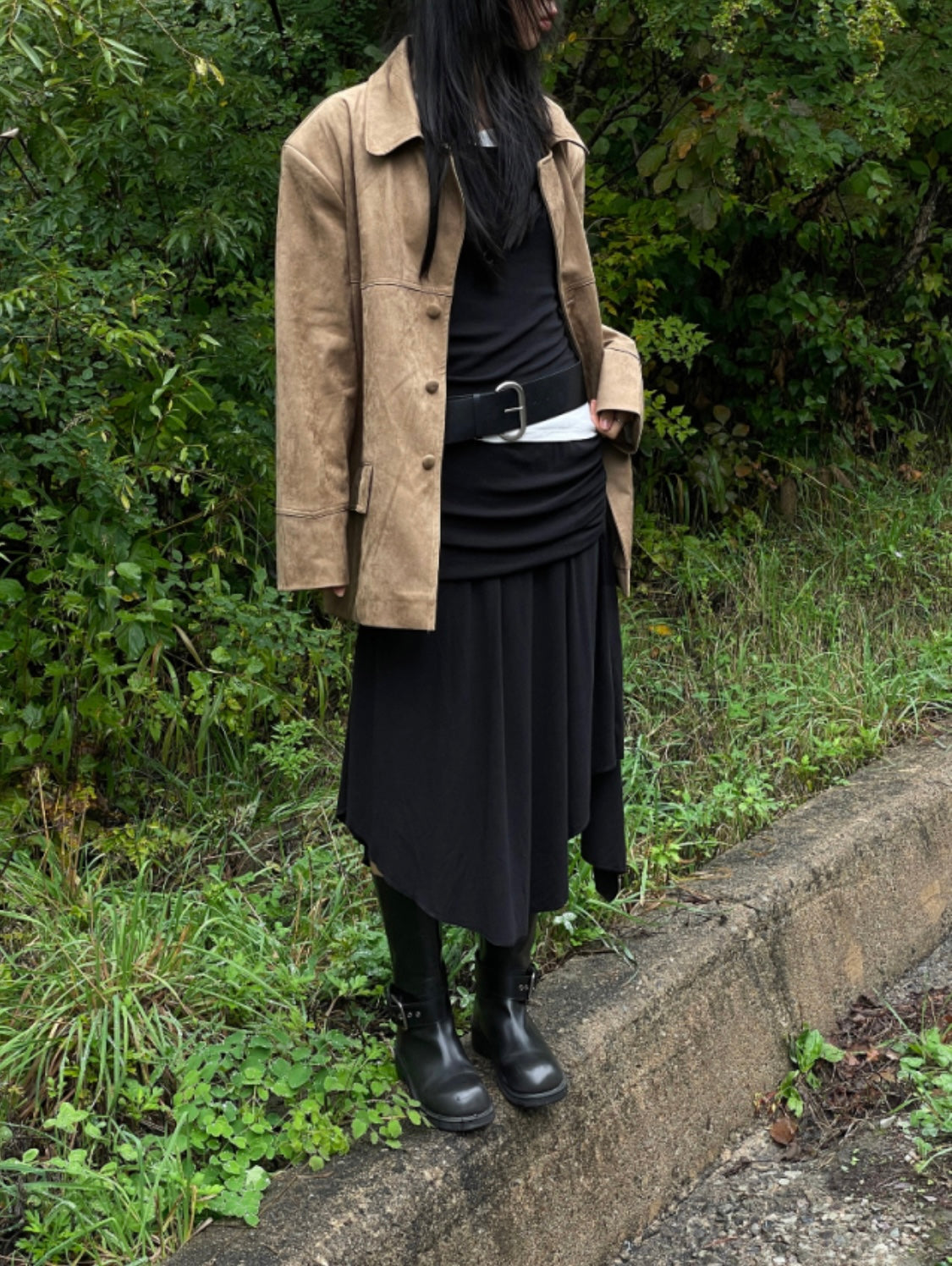 Western Suede Car Coat