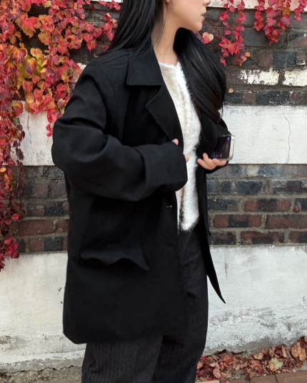 Western Suede Car Coat