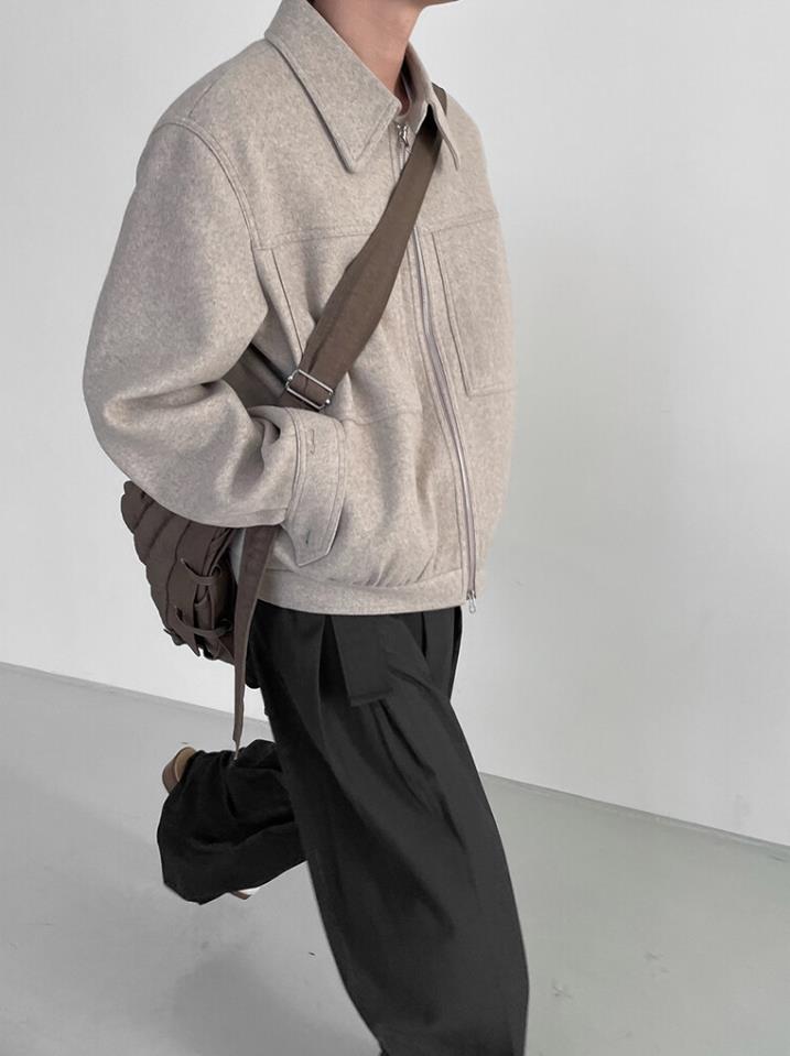 Noir Belted Wide Slacks