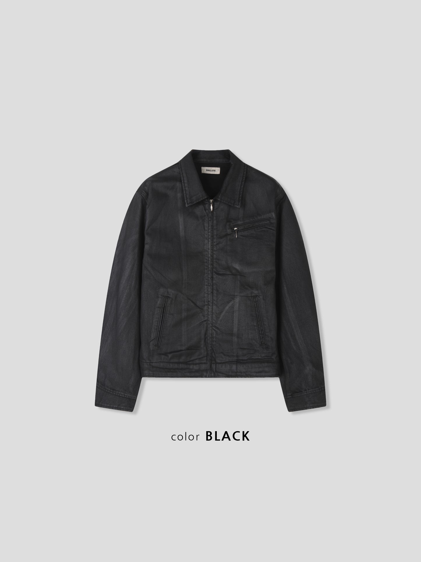 Midnight Waxed Zip Jacket
