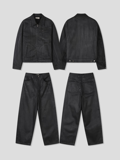Midnight Waxed Zip Jacket