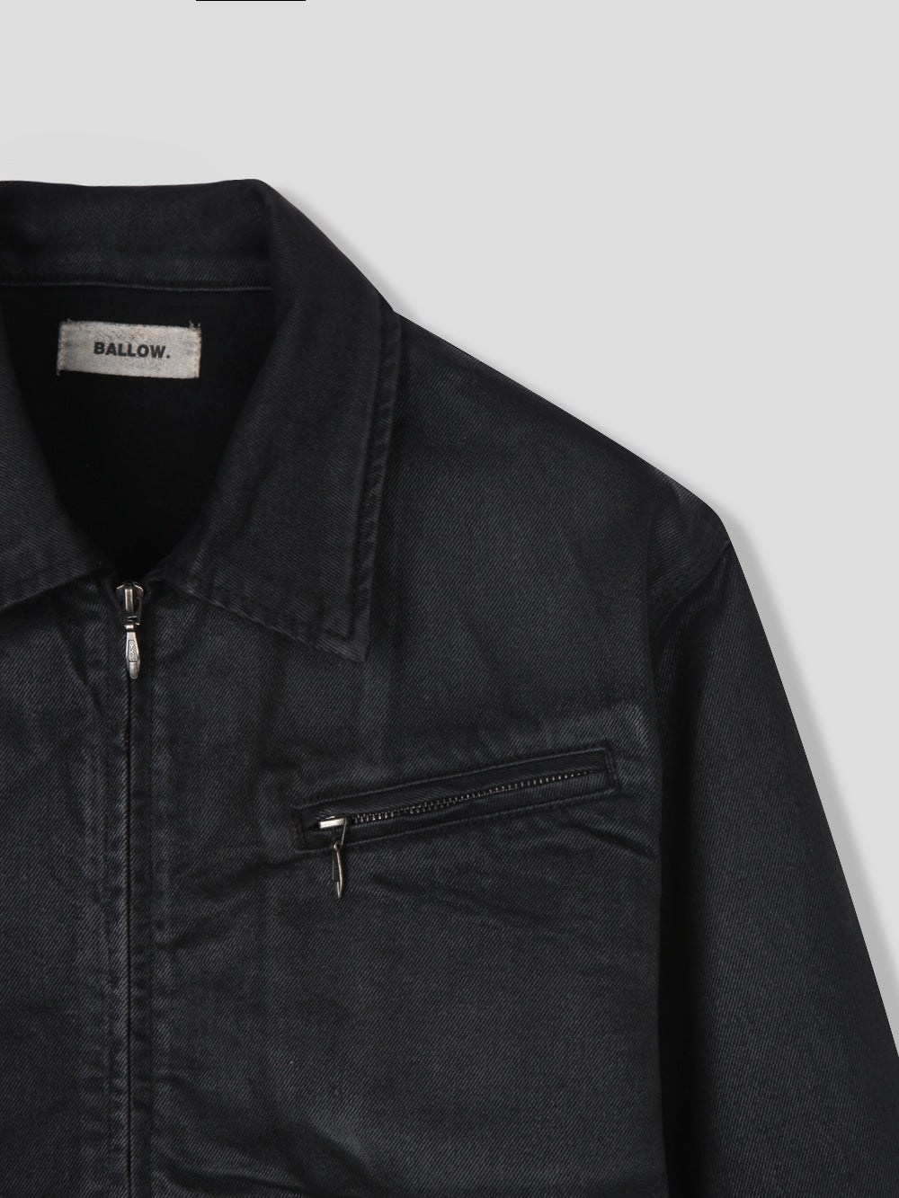 Midnight Waxed Zip Jacket